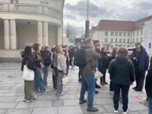 Vi gjorde APL i Berlin, Tyskland Sachehausen samling Ystad Gymnasium