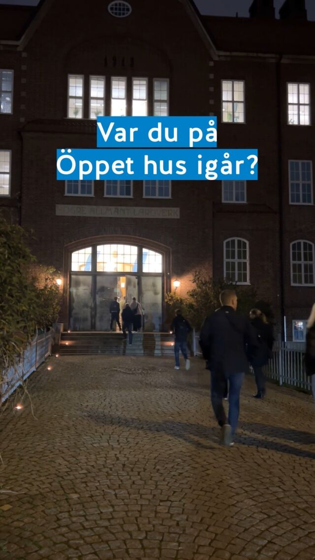 Var du på Öppet hus igår? ⭐
Vi öppnade dörrarna för att visa upp vår värld för dig som ska söka till gymnasiet nästa år. Om du inte var där, får du en ny chans den 30 januari 2025. Är du intresserad av Naturbruksprogrammet har vi ett särskilt Öppet hus den 9 februari på Ystad Djurpark.