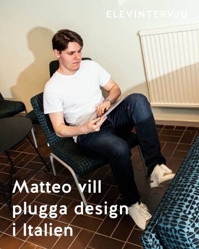 ELEVINTERVJU 💻🎨

Matteo valde Estetiska med inriktning Media eftersom han ville göra något kreativt. Efter gymnasiet vill han plugga utomlands i Italien och har redan nu hittat en skola han vill söka in till. Läs mer om vad Matteo tycker om Estetiska programmet på Ystad Gymnasium genom länken i profilen.